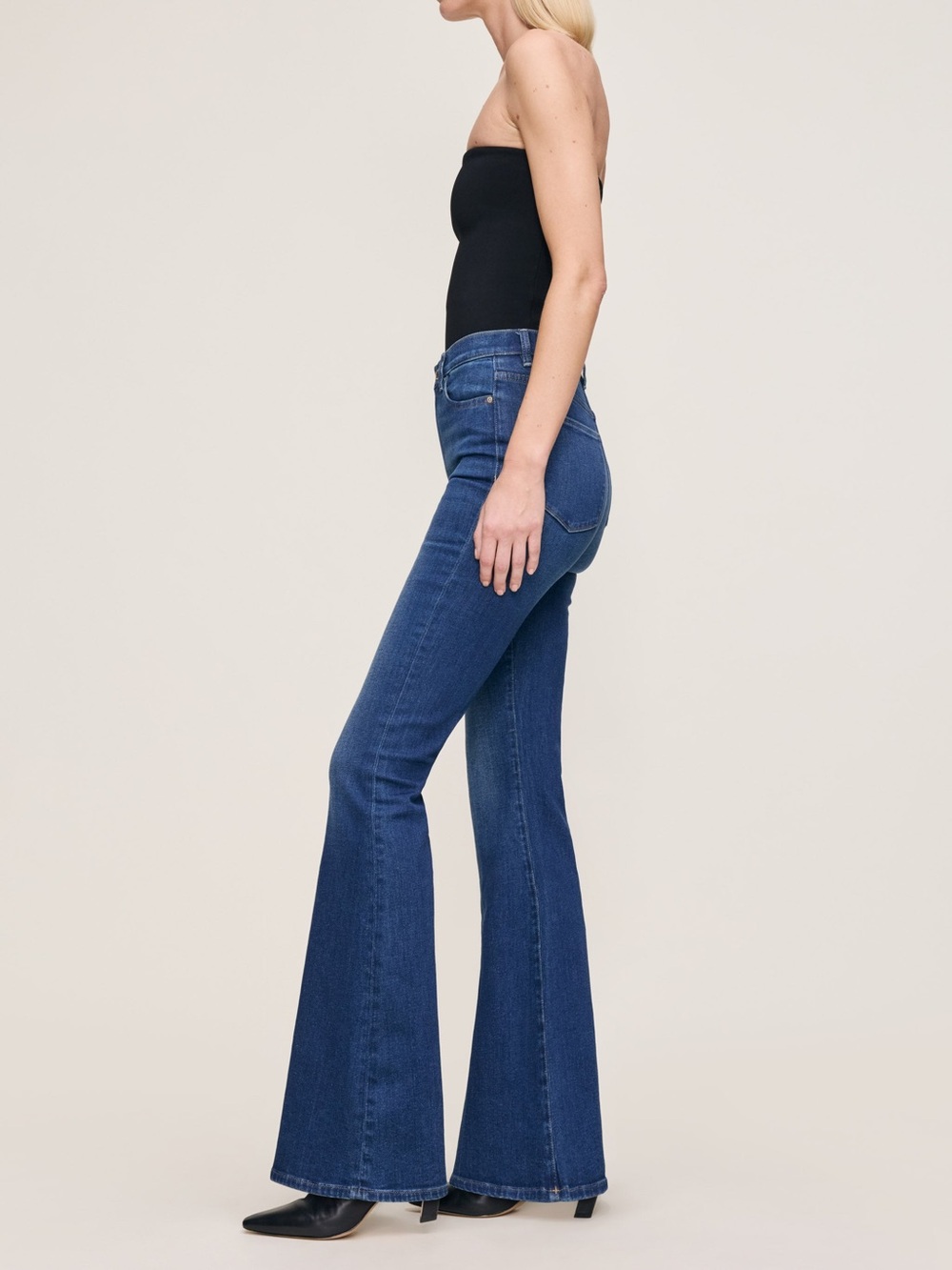 DL1961 Rachel Flare Ultra High Rise Instasculpt™ 34" Jeans Size 27 - Picture 2 of 8